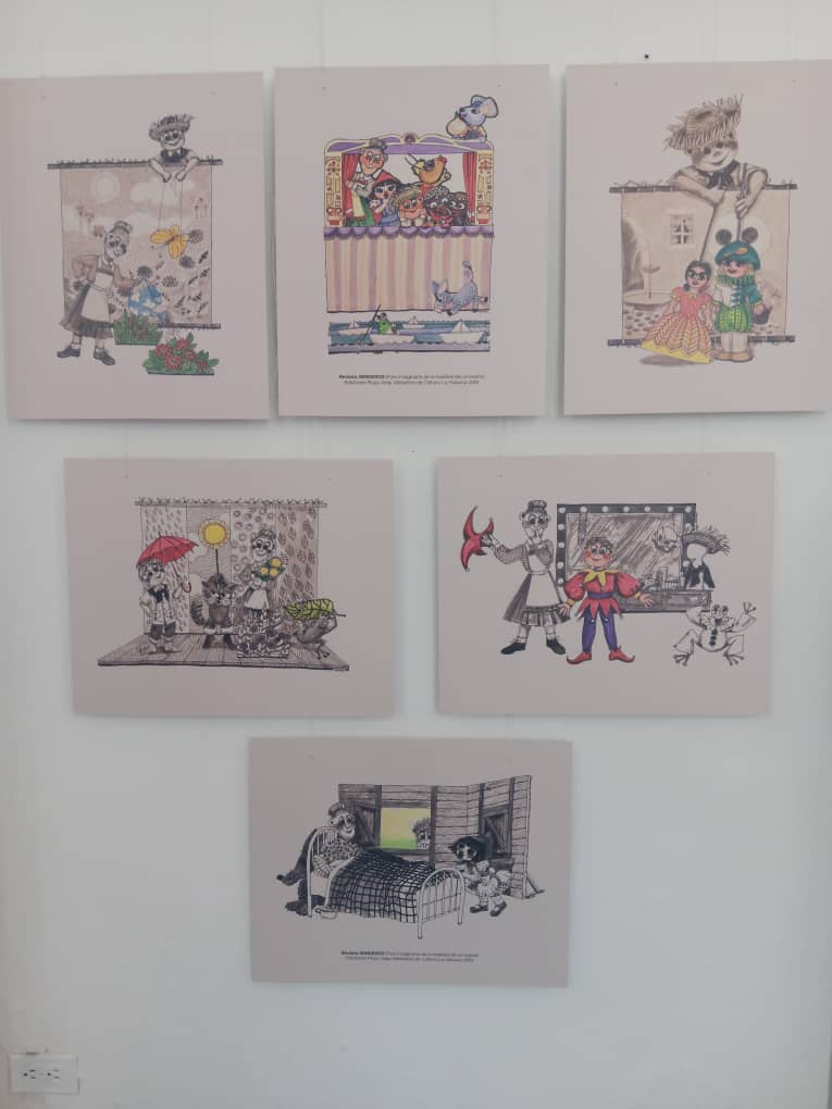 Zenén Calero exhibe sus ilustraciones para libros