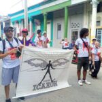 Teatristas de Matanzas suman su arte a Andares Callejeros Foto: tomada del perfil de Facebook de Noslén González