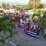 Realizan desfile por el Primero de Mayo en Ciénaga de Zapata. Foto: Tomada del perfil de Facebook de Asamblea Municipal del Poder Popular en Ciénaga de Zapata