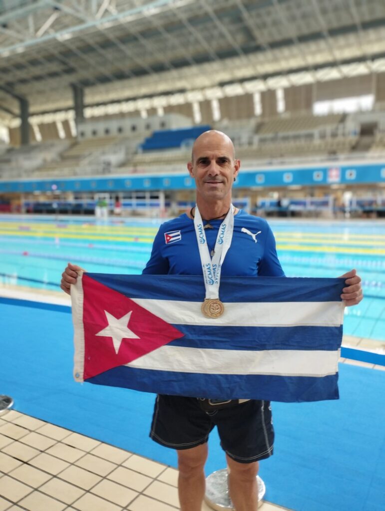 Andy de Cuba, campeón mundial en Speed Apnea
