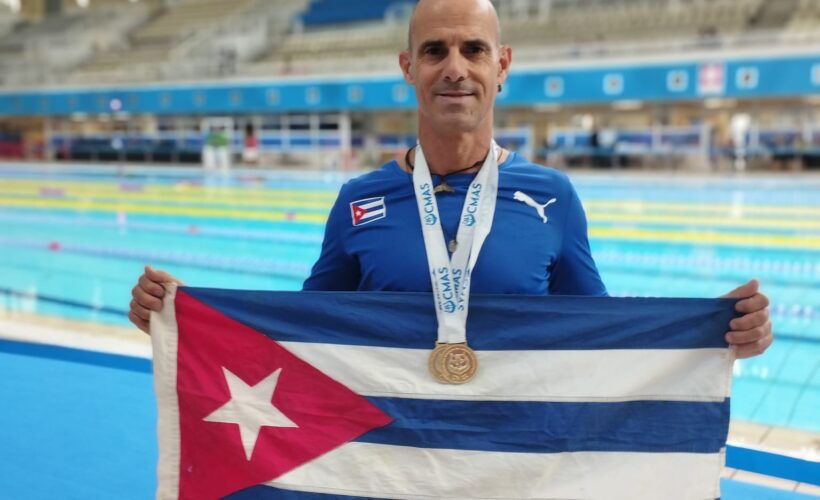 Andy de Cuba, campeón mundial en Speed Apnea