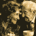 El matrimonio siete décadas después. Imagen Generada con IA