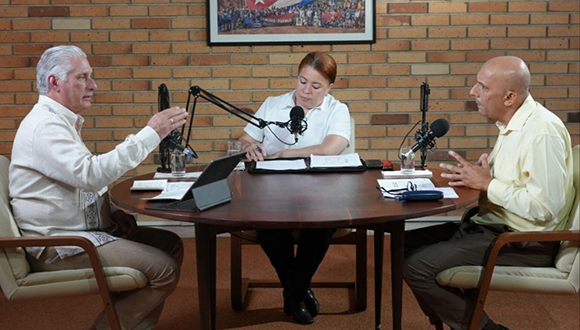 Desde la Presidencia. Foto @PresidenciaCuba