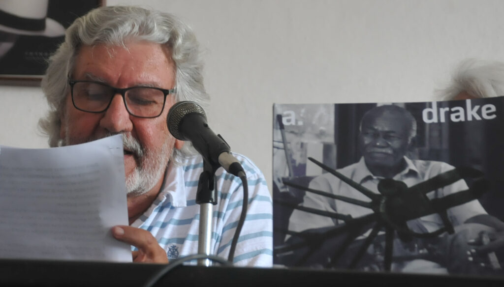 Presentación de libro catálogo de la obra de Agustín Drake. Foto: Ramón Pacheco Salazar