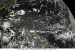 Vista satelital de Andrea en el Atlántico. Foto: NHC