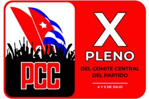 Convocatoria al X Pleno del Comité Central del PCC