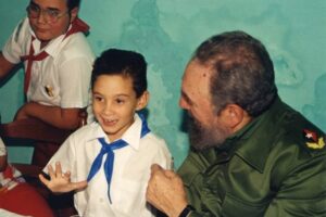 Encuentro entre Elián González y Fidel Castro