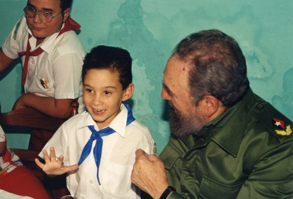 Encuentro entre Elián González y Fidel Castro