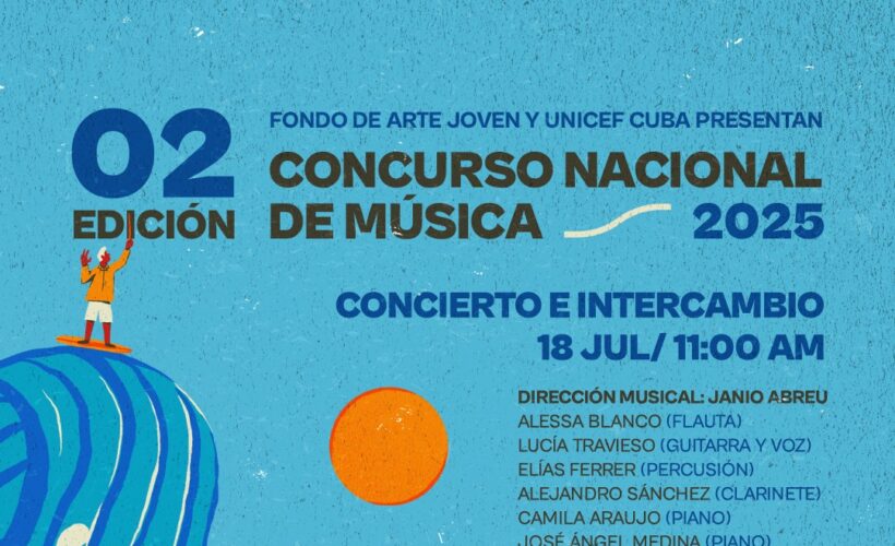 Fondo de Arte Joven y UNICEF Cuba presentarán en Matanzas la segunda edición del Concurso Nacional de Música