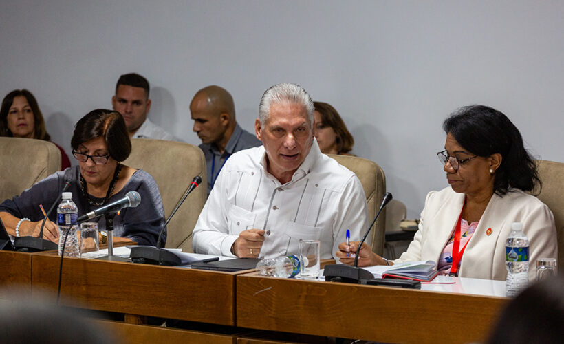 Díaz-Canel: “Sabemos que nuestros problemas se han agudizado, pero la Revolución no deja a nadie atrás”
