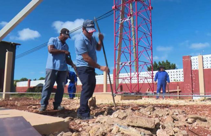 Etecsa Matanzas suma radiobases en beneficio de la telefonía