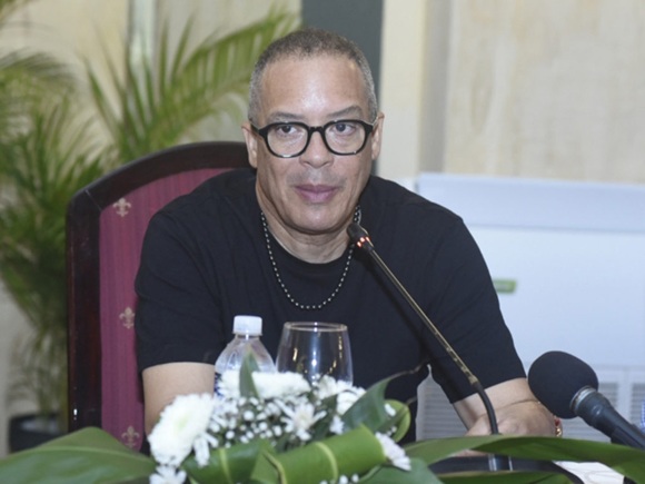 Issac Delgado, fundador y presidente del Festival Varadero Josone. Foto: Endrys Correa Vaillant/ Prensa Latina.