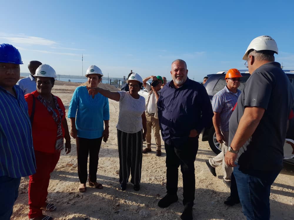 Chequea Primer Ministro obras en zona industrial de Matanzas