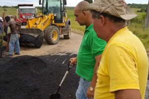 Acciones de bacheo limitadas ante la escasez de recursos