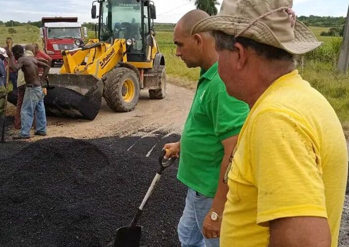 Acciones de bacheo limitadas ante la escasez de recursos
