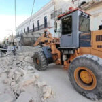 Acciones de saneamiento tras derrumbe en la ciudad de Cárdenas