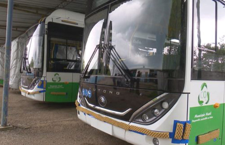 Cinco ómnibus a biometano operarán en municipio matancero