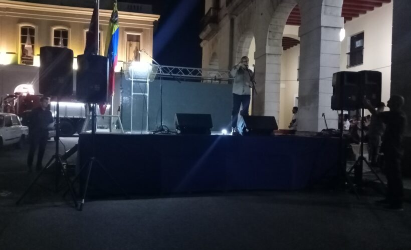 Cantata por la paz en Venezuela. Foto: tomada del perfil de Facebook de Yannara Concepción