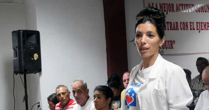 Ministro de Salud en Matanzas