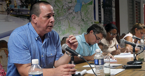 Ministro de Salud en Matanzas