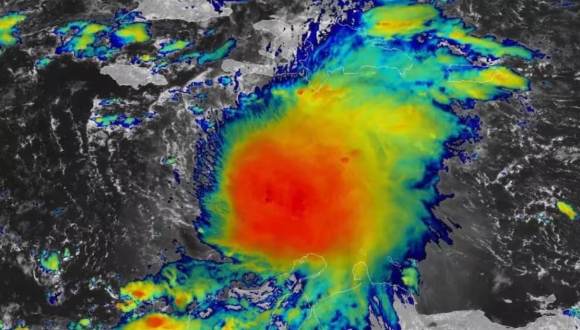 Tormenta tropical Melissa se mueve a seis kilómetros por hora en aguas del Caribe