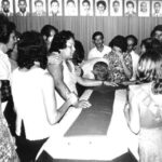 Familiares de las víctimas del sabotaje al avión de Cubana el 6 de octubre de 1976, el crimen de Barbados. Foto: Jorge Oller/ Granma.