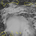Se forma en el Caribe central la décimo tercera tormenta tropical de la temporada