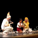 Compañía Andrayas en obra Voili-Voilà, puesta en escena en el Teatro Sauto de Matanzas