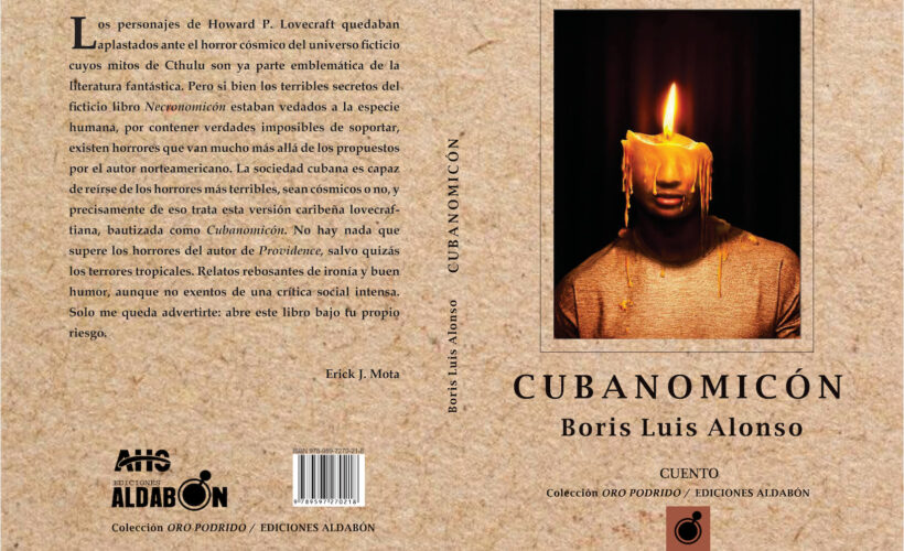 Cubierta del libro Cubanomicón del escritor Boris Luis Alonso Pérez