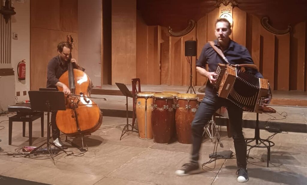 Concierto del Dúo Dyad en Matanzas durante la Semana de la Cultura Belga en Cuba