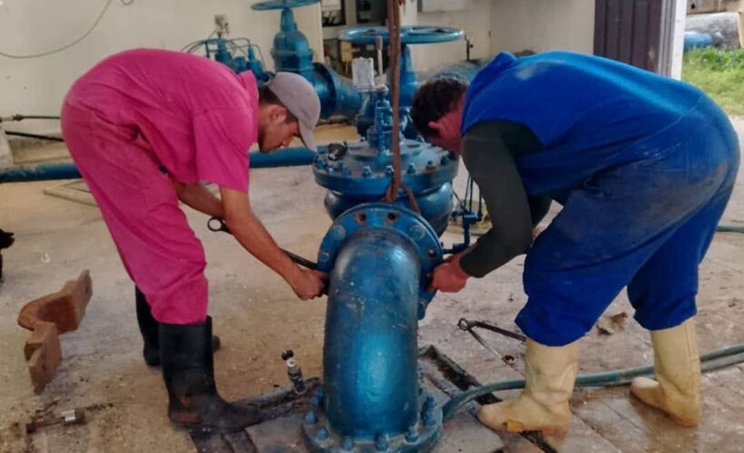 Matanzas fortalece sistema de abasto de agua con puesta en marcha de equipos en fuentes El Conde y Bello