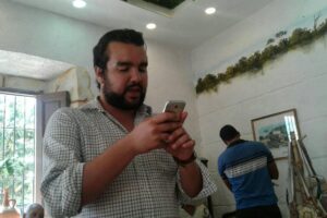 Guillermo Carmona, periodista de Girón