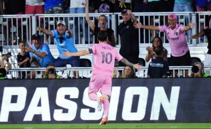 Inter de Miami golea a Nashville. Foto: tomada de tycsports.com