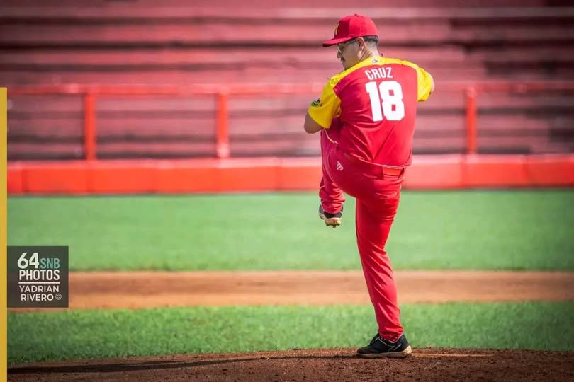 El cocodrilo se creció en el pantano con protagonismo para el lanzador Shaiel Cruz. Foto: Tomada de la página en Facebook de La Banda Yumurina