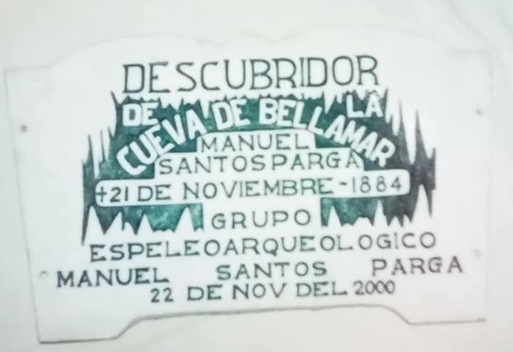 Manuel Santos Parga, descubridor de la Cueva de Bellamar