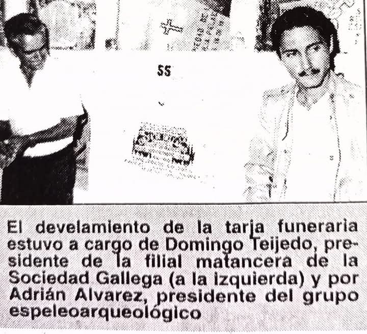 Manuel Santos Parga, descubridor de la Cueva de Bellamar