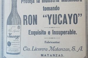 Promoción del ron Yucayo en publicación impresa