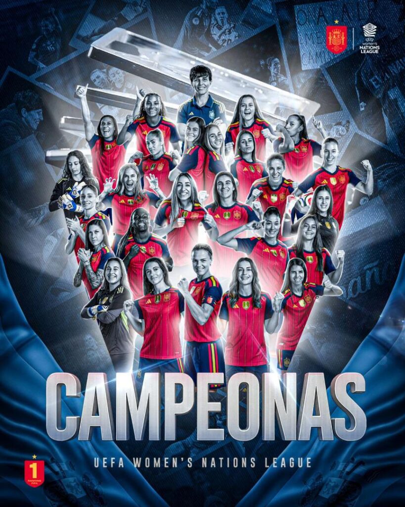 España se corona campeona de la Nations League femenina