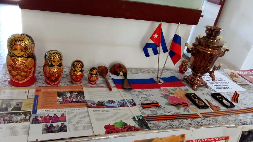 Visita Jagüey Grande Leonid Savin, Presidente de la Junta Directiva de la Fundación Fidel Castro de Rusia