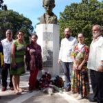 Visita Jagüey Grande Leonid Savin, Presidente de la Junta Directiva de la Fundación Fidel Castro de Rusia