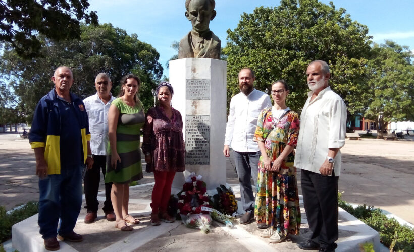 Visita Jagüey Grande Leonid Savin, Presidente de la Junta Directiva de la Fundación Fidel Castro de Rusia