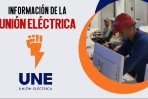 Información de la Unión Eléctrica UNE