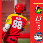 Matanzas toma desquite frente a los Alazanes. Foto: tomada de la página de Facebook de los Cocodrilos de Matanzas