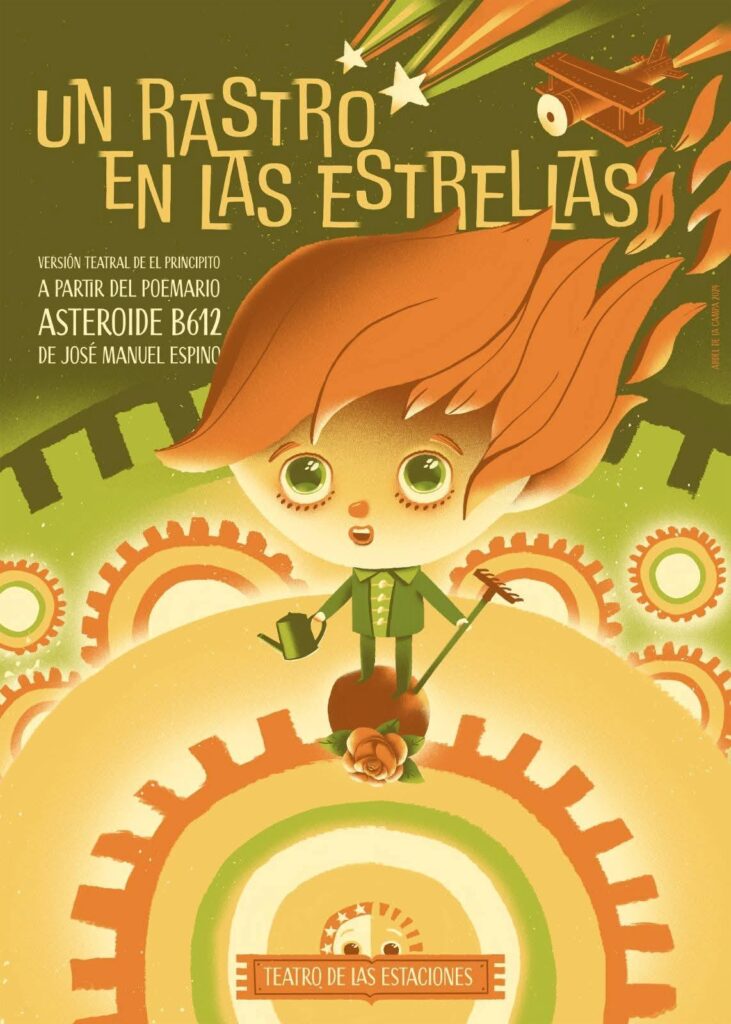 Cartel del espectáculo Un rastro en las estrellas. Foto: tomada de la página de Facebook de Teatro de las Estaciones