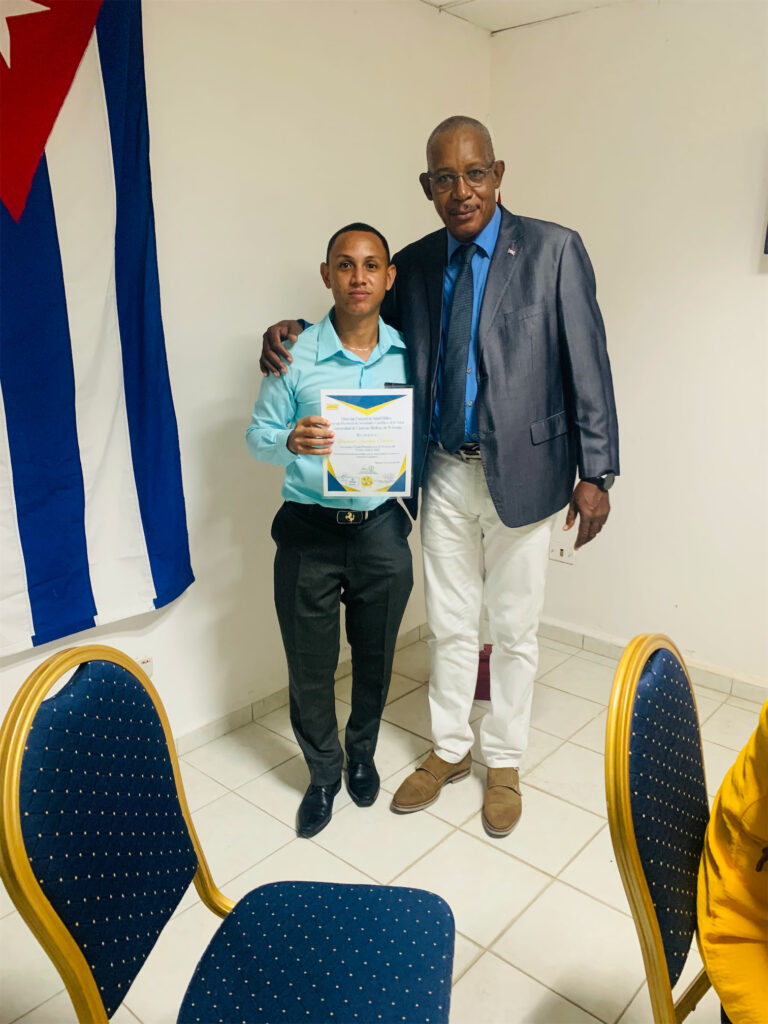 Yasniel Sánchez Suárez, joven investigador de la Universidad de Matanzas