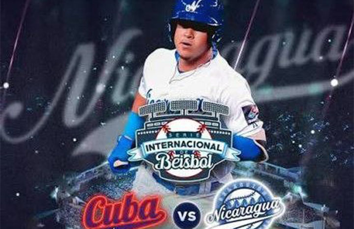 Cuba vs Nicaragua Tope de Preparación rumbo al Clásico Mundial de Béisbol. Foto: tomada de radiosurco.icrt.cu