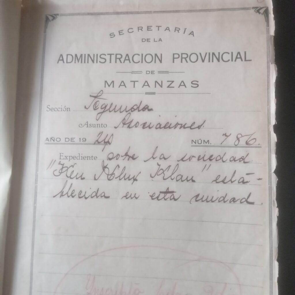 Ku Klux Klan en Matanzas