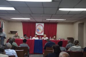 Sesiona balance provincial de la Asociación de Combatientes de la Revolución Cubana ACRC en Matanzas