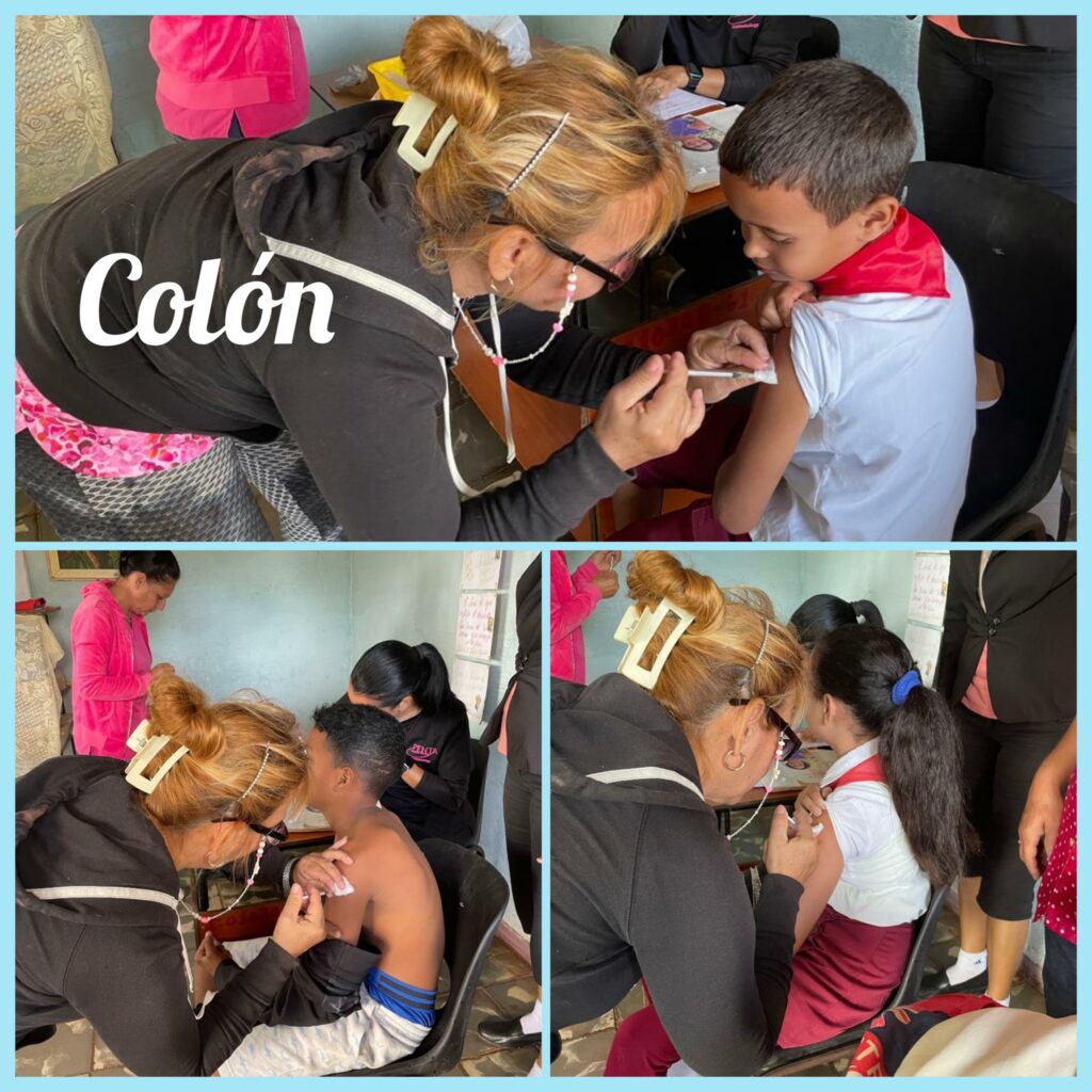 Campaña de Vacunación PRS en Matanzas. Foto: tomada de la página de Facebook de Prosalud Matanzas