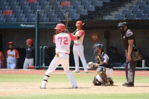 Cocodrilos de Matanzas vs CTBC Brothers en Baseball Champions League Américas. Foto: tomada de la página de Facebook de los Cocodrilos de Matanzas